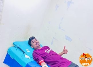 भोलूभाऊ सोमनानी मित्रपरिवार यांचा अभिनव उपक्रम.. शितलताई यांचे मार्गदर्शन.. ४ महिन्याच्या मुलास रक्तदान करत रुचित बोधनकर ने जोपासलं माणुसकीचा धर्म..