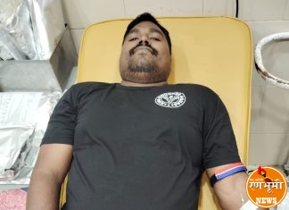 शाहरुख शेख यांनी केले रक्तदान ; रुग्णाला दुसऱ्यांदा रक्त मिळवून देण्यासाठी समाजसेविका सौ. शितलताई सोमनानी यांनी दिली दवाखान्यात भेट..