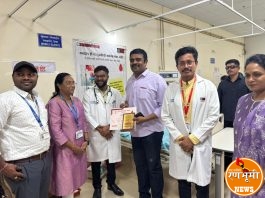 लॉयड्स मेटल्स तर्फे मेगा रक्तदान शिबिराचे आयोजन ; व्यवस्थापक श्री. बी. प्रभाकरन यांच्या मानवतेच्या आवाहनाने शेकडो जण प्रेरित ..