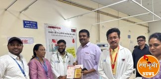 लॉयड्स मेटल्स तर्फे मेगा रक्तदान शिबिराचे आयोजन ; व्यवस्थापक श्री. बी. प्रभाकरन यांच्या मानवतेच्या आवाहनाने शेकडो जण प्रेरित ..