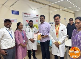 लॉयड्स मेटल्स तर्फे मेगा रक्तदान शिबिराचे आयोजन ; व्यवस्थापक श्री. बी. प्रभाकरन यांच्या मानवतेच्या आवाहनाने शेकडो जण प्रेरित ..